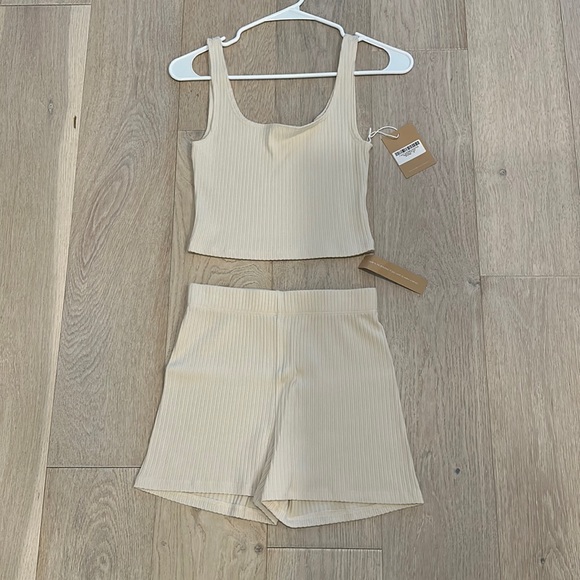 Reformation - Mathilde Knit Set - Bone - Picture 4 of 6